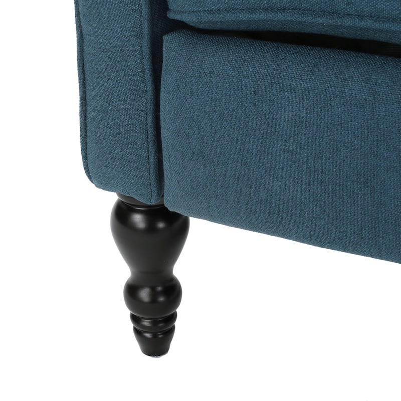 Walter Tufted Fabric Wingback Recliner Club Chair by Christopher Knight Home