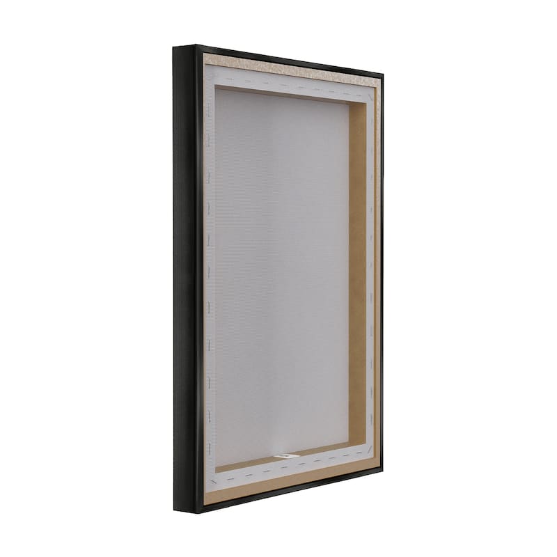 Stupell Subtle Staghorn Coral Framed Floater Canvas Wall Art Design By Ramona Murdock