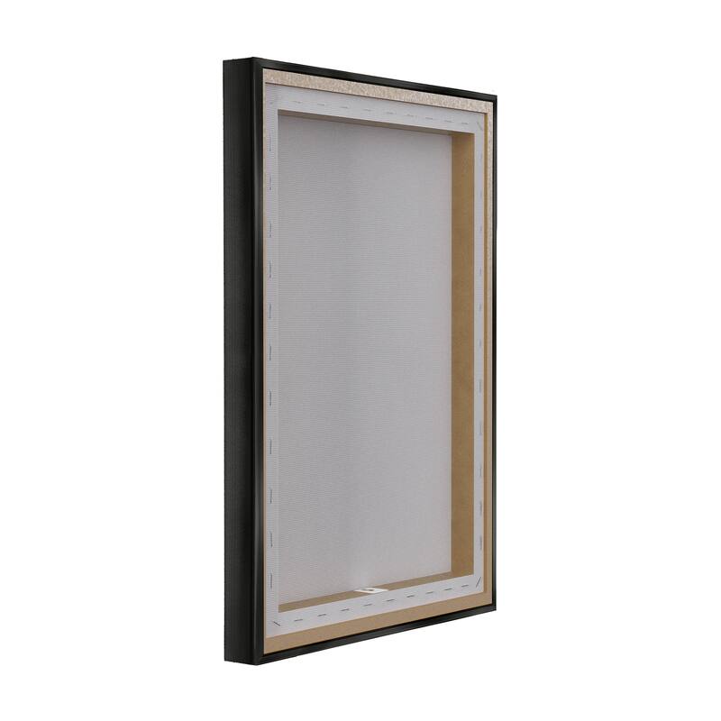 Stupell View Over Coastal Town Framed Floater Canvas Wall Art Design By LSR Design Studio