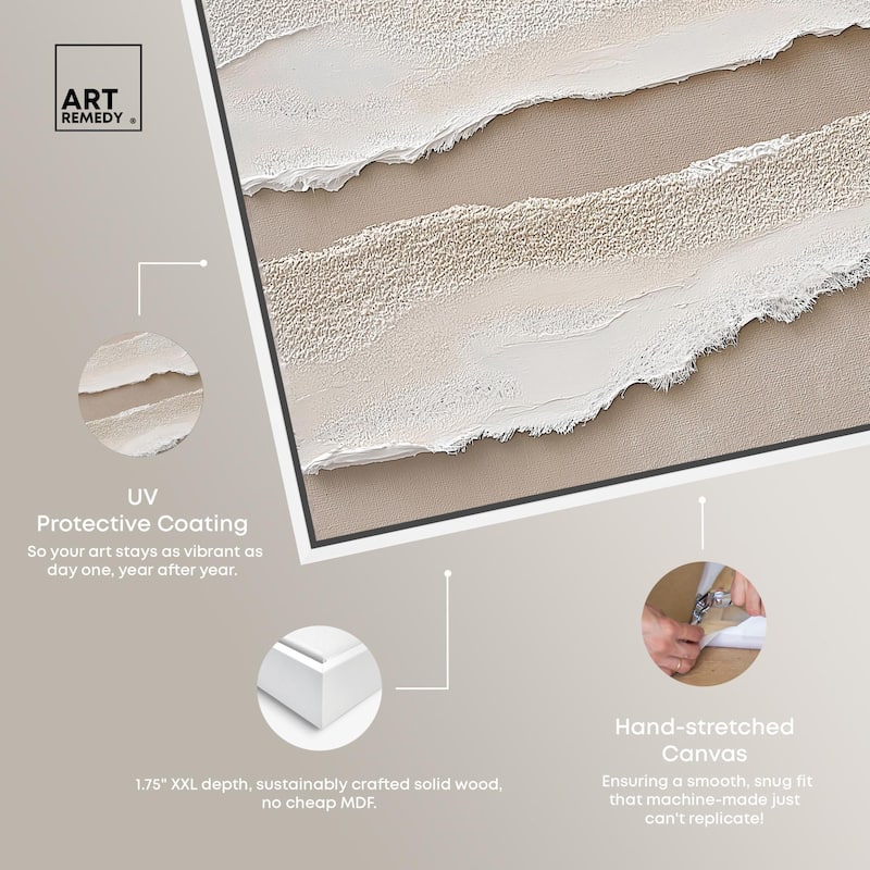 Textured Sea III Canvas by Art Remedy