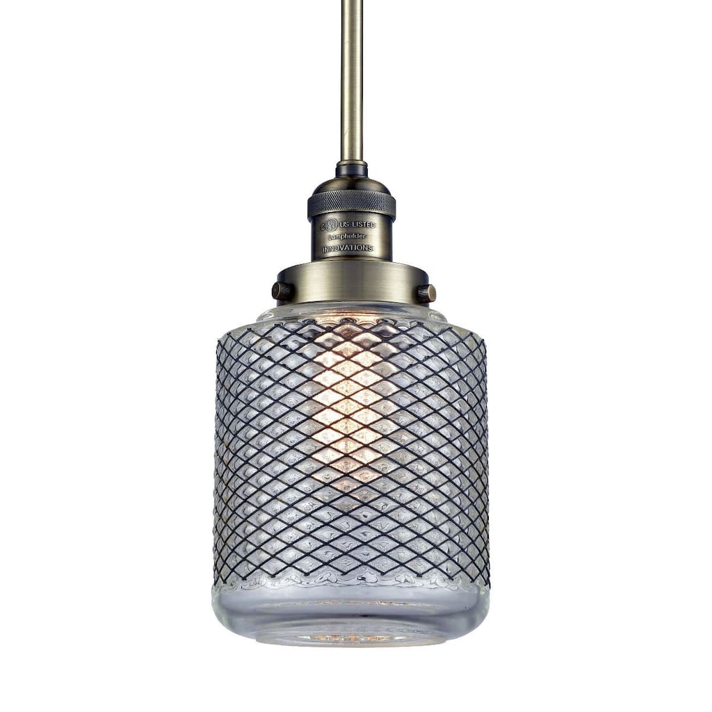 Innovations Lighting Stanton Single Light 6" Wide Mini Pendant with