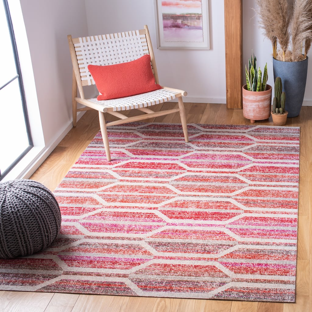 SAFAVIEH Montage Fredy Indoor/ Outdoor Waterproof Patio Backyard Rug