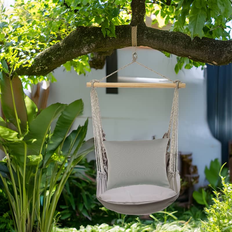 Magnolia Casual Swing Set 4 piece - Gray Solid w/ Gray Solid
