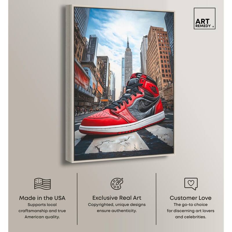 Sneaker of New York Canvas by Art Remedy