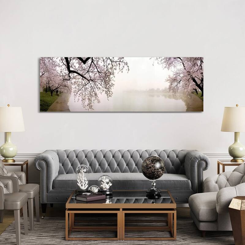 iCanvas "Cherry blossoms at the lakesideWashington DC, USA" by Panoramic Images Canvas Print