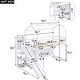 preview thumbnail 4 of 5, Twin Size House Loft Bed with Slide, Shelves, and Light Feature