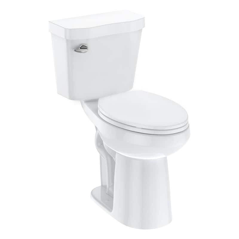 21"Toilet, Elongated Toilets for Bathrooms - Two-Piece Toilet - Two-Piece Toilet