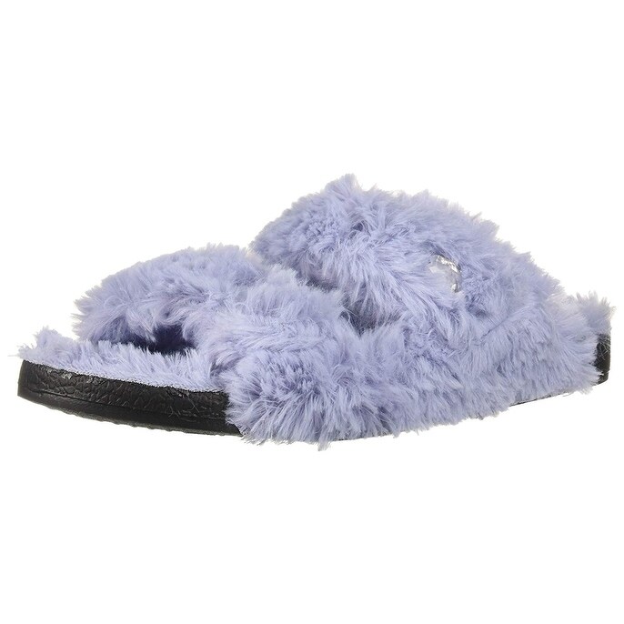 Dearfoams women's double strap slide slippers clearance