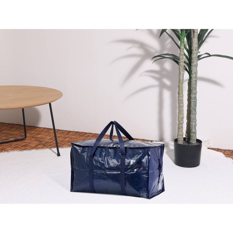 4 Packs Clothes Storage,Foldable Storage Bags,Moving Bags for Comforters,Closet Organizers and Storage with Handles 27*14*15in