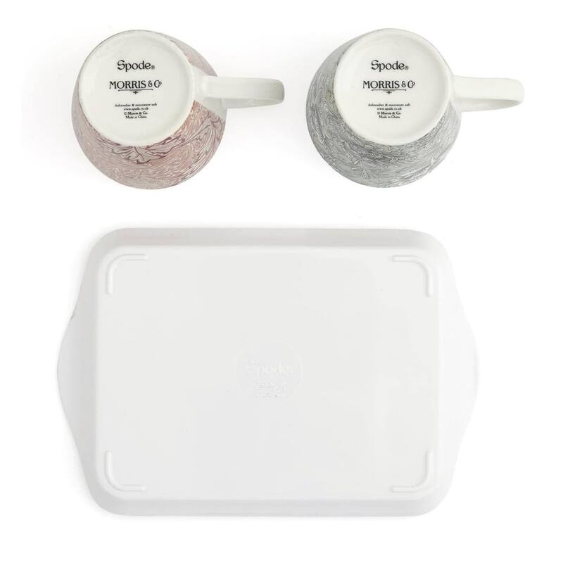 Portmeirion Morris & Co Mug & Tray Set
