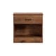 preview thumbnail 8 of 8, OS Home and Office Furniture Model 6006 One Drawer Mountain Oak Nightstand