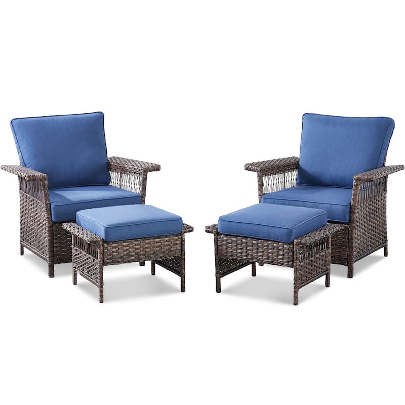 Outdoor Wicker Furniture Couch Set