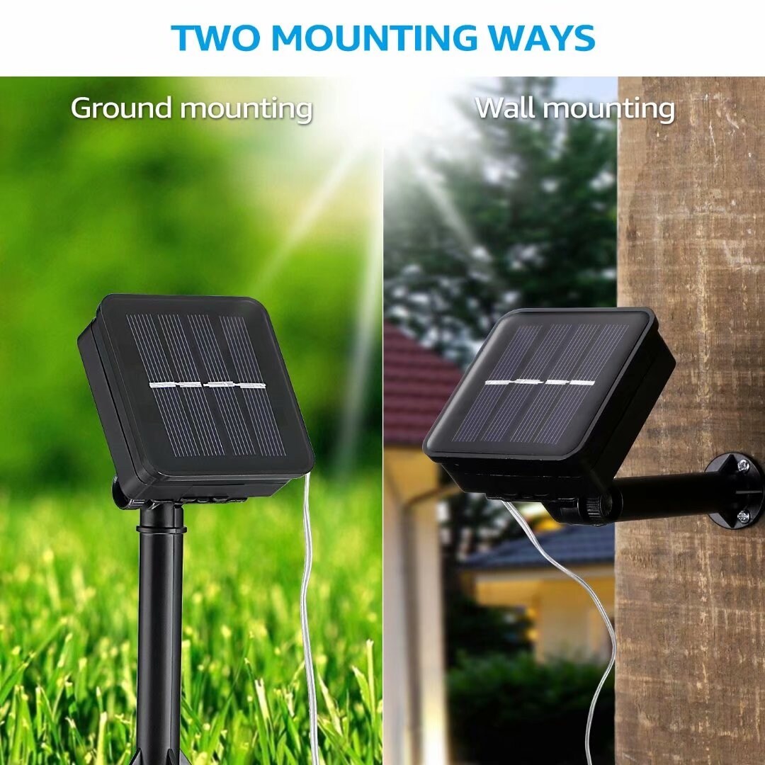 Shop 100 Led Solar String Lights Patio Garden Decorative 8 Modes Warm White On Sale Overstock 30293289