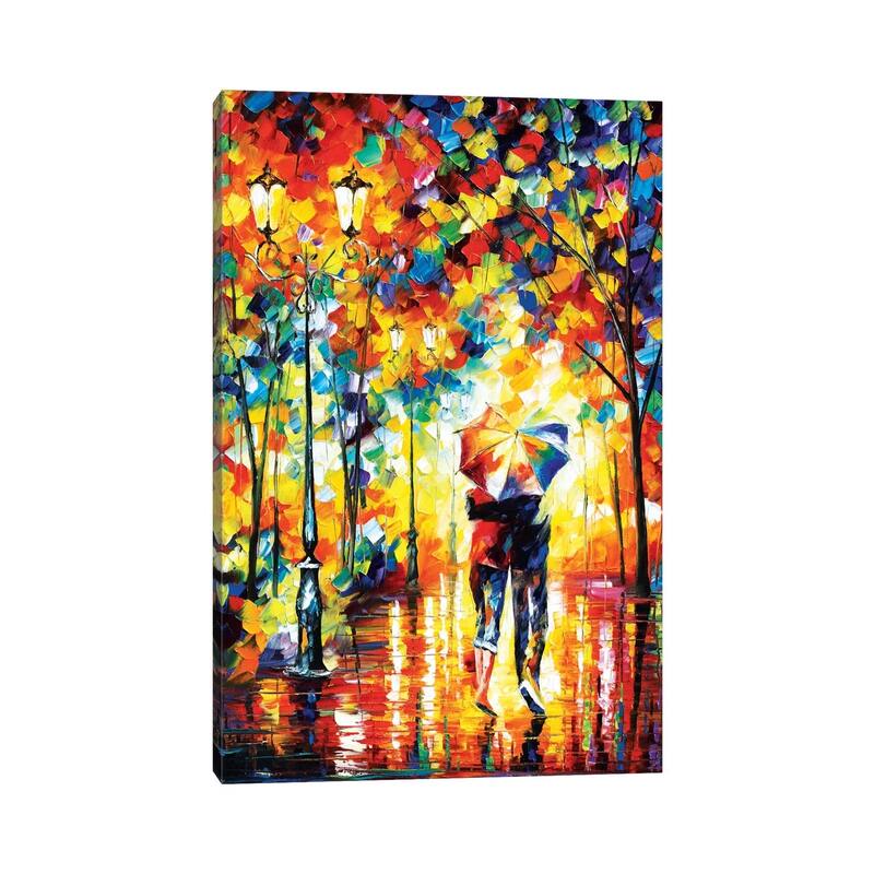 iCanvas "Under One Umbrella" by Leonid Afremov Canvas Print