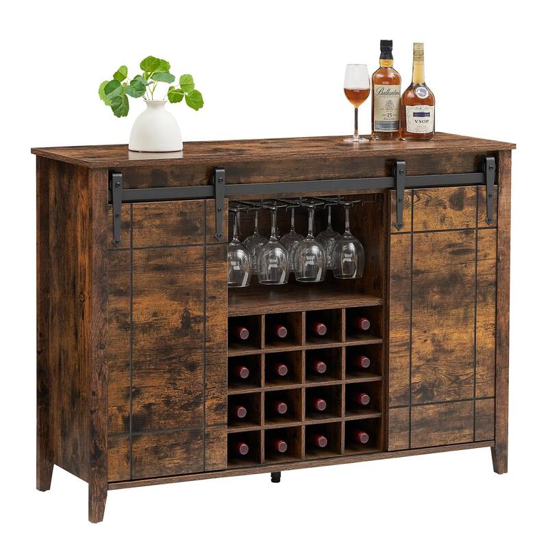 Farmhouse Bar with Sliding Barn Door Bed Bath & Beyond 40040003