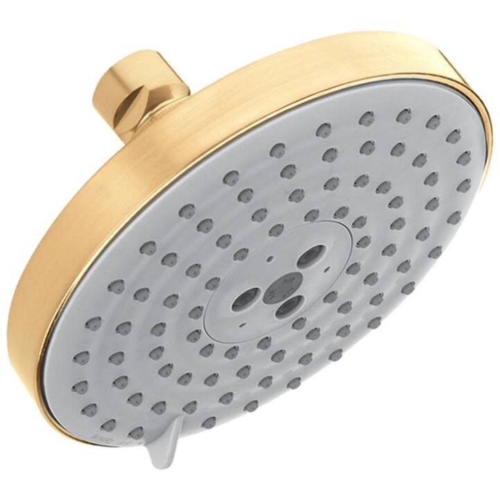 Hansgrohe Raindance S 1.75 GPM 3-Jet Shower Head with AirPower - - Brushed Gold Optic