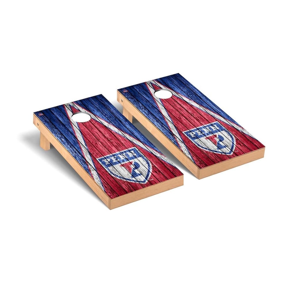 University of Pennsylvania Penn Quakers Triangle Cornhole Board Set
