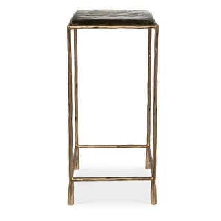 Uttermost Ovard Antiqued Gold Accent Table