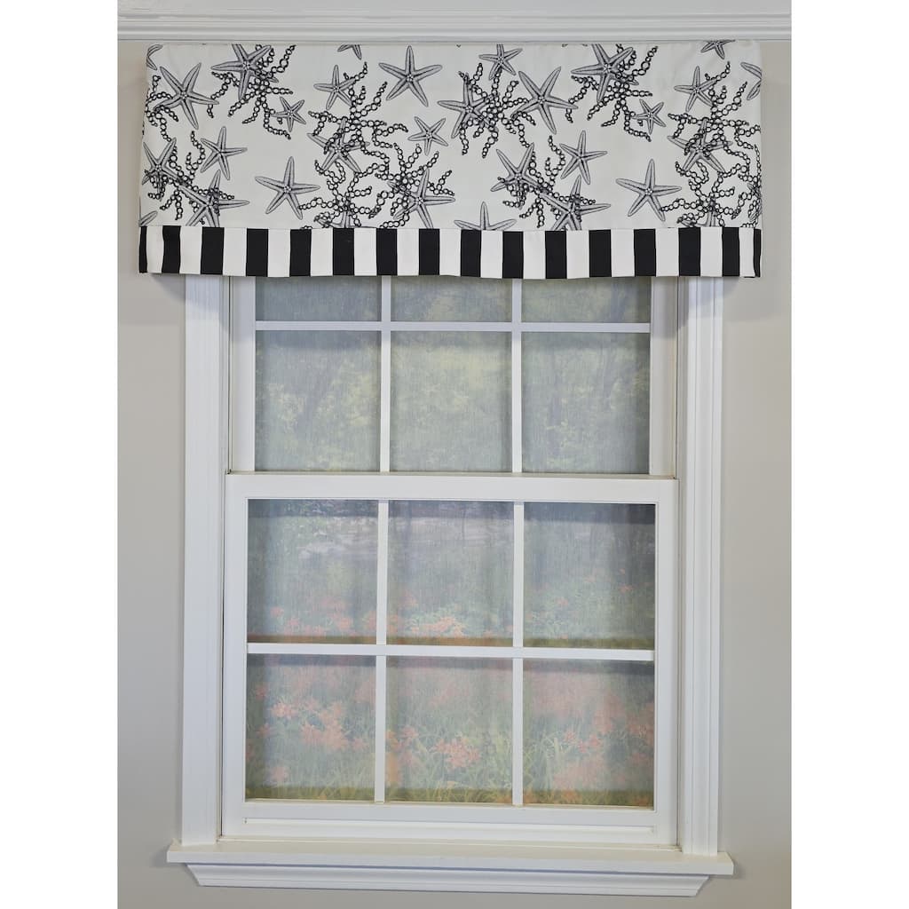 RLF Home Reef Banded Valance