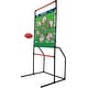 preview thumbnail 1 of 2, 2-in-1 Football and Flying Disc Toss