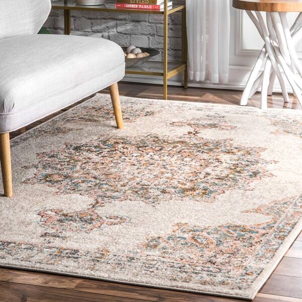 Shop Nuloom Transitional Vintage Sasha Charming Botanic Broche Area Rug On Sale Overstock 27202402