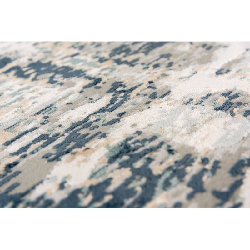 Glamour Power-Loomed Abstract Rug