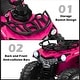 preview thumbnail 33 of 37, Costway 12V Kids Ride On ATV Electric 4-Wheeler Quad 2 Speeds with Mp3