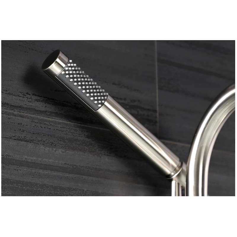 Kingston Brass AE815.RX Belknap Wall Mounted Tub Filler with Built-In