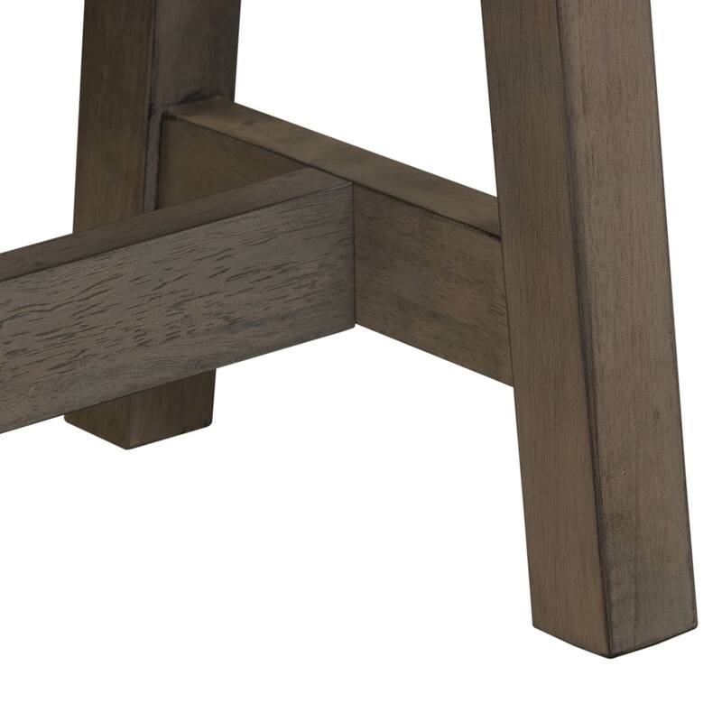 Lindsey Farm Gray and Sandstone Backless Bench