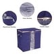 preview thumbnail 4 of 4, Clothes Storage Bag Foldable Storage Bin Closet Organizer 3pcs