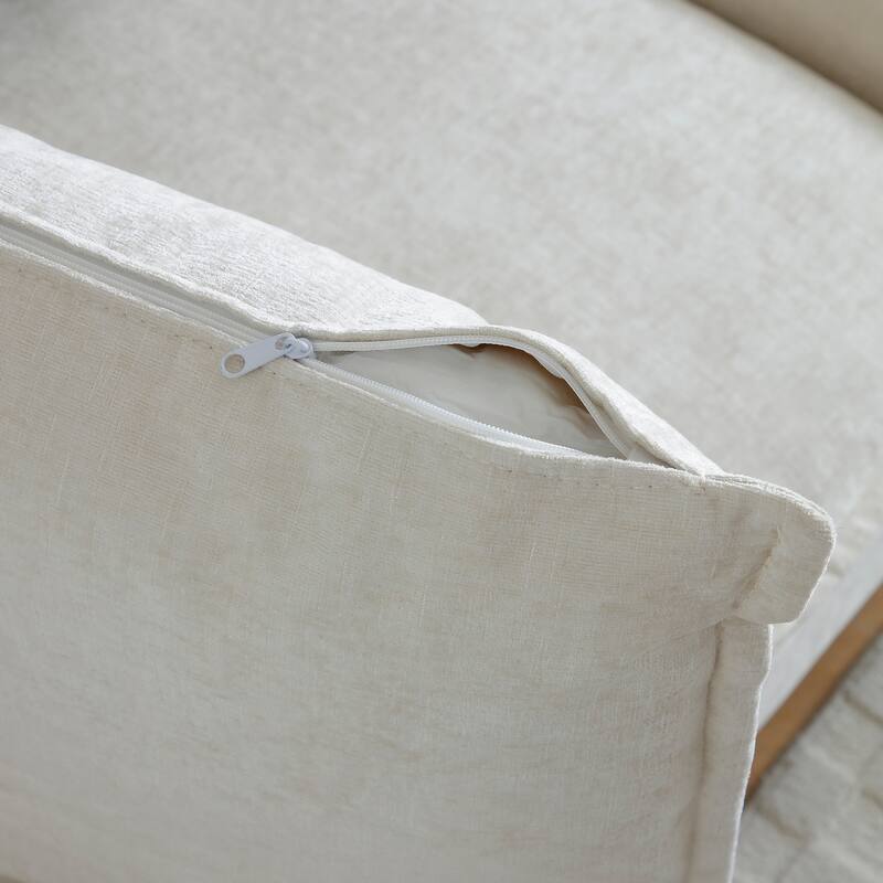 U-shaped Deep Seat Sectional Sofa Chenille Modular Reclining Couch with Storage Console Table, Ottomans and Adjustable Backrest