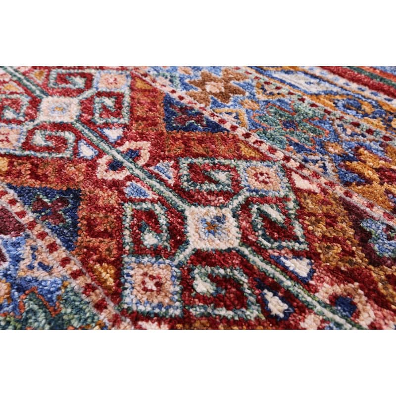 Golden Nile Khorjin Persian Gabbeh Hand Knotted Wool Rug - 2' 9" X 4' 0"