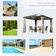 preview thumbnail 7 of 7, Outsunny Aluminum Hardtop Gazebo