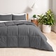 preview thumbnail 39 of 138, Bare Home Hypoallergenic Down Alternative Comforter Set Full - Grey
