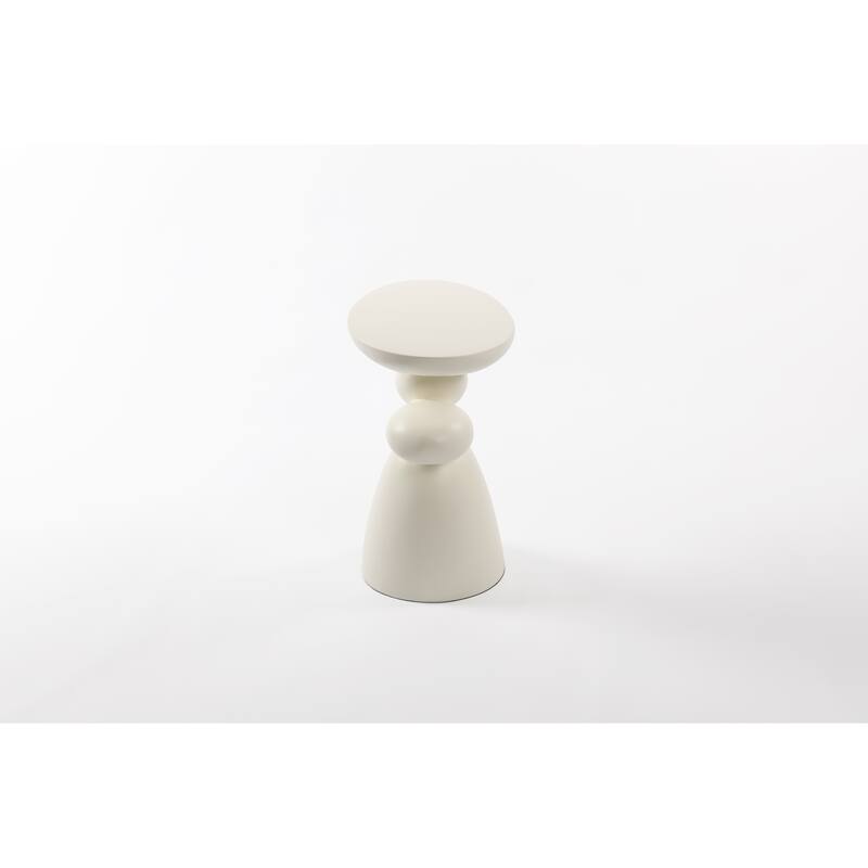 Lucky Stone End Table, Fiberglass Side Table, Modern Minimalist Corner Table
