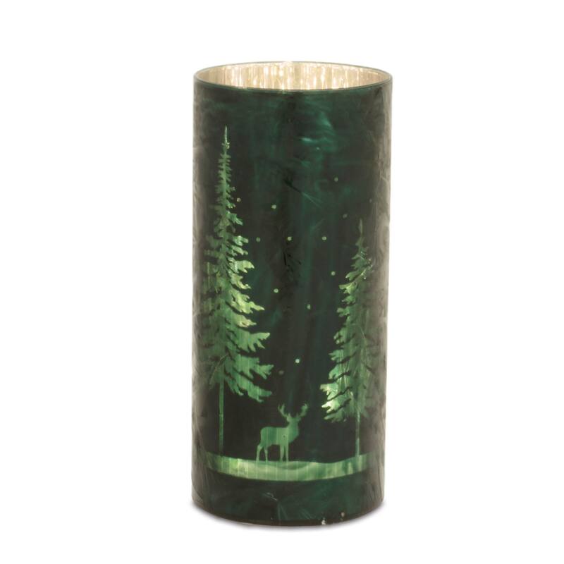 LED Pine Tree Luminary (Set of 3) - N/A