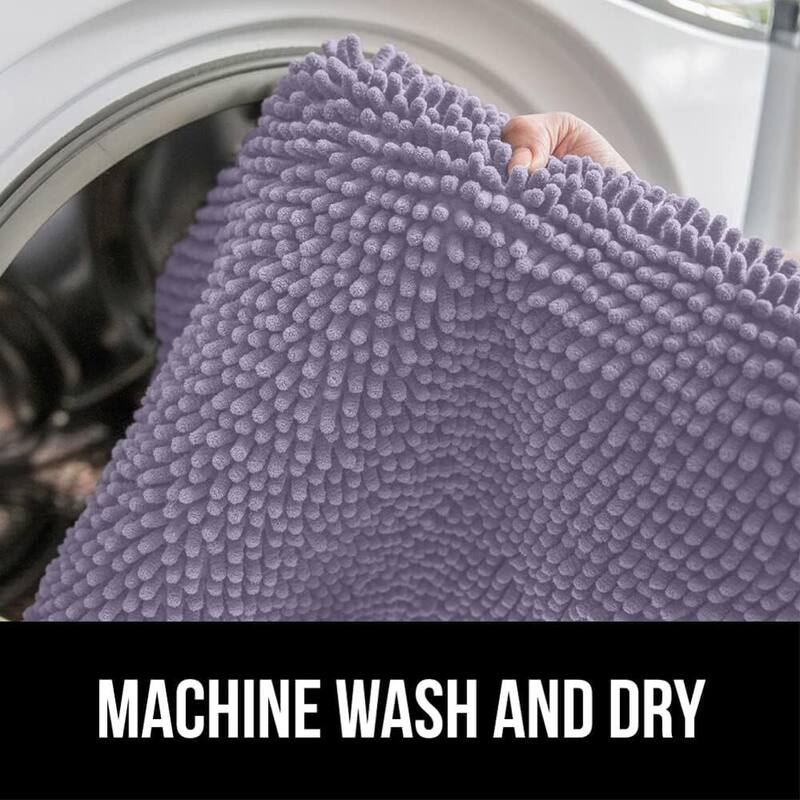 Thick Soft Absorbent Chenille, Rubber Backing