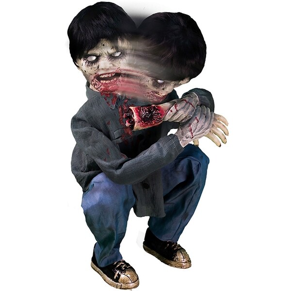 Haunted Hill Farm Crouching Limb Eater Zombie Boy by Tekky, Plug