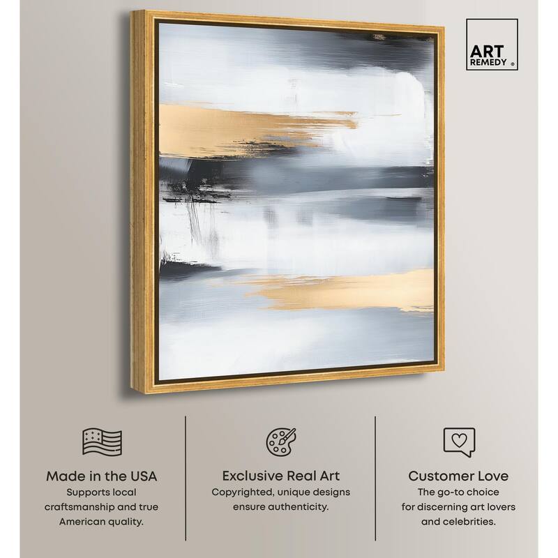 Visual Gold Vortex II Canvas by Art Remedy