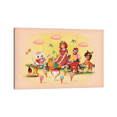 iCanvas "Coney Island" by Fiona Hewitt Canvas Print