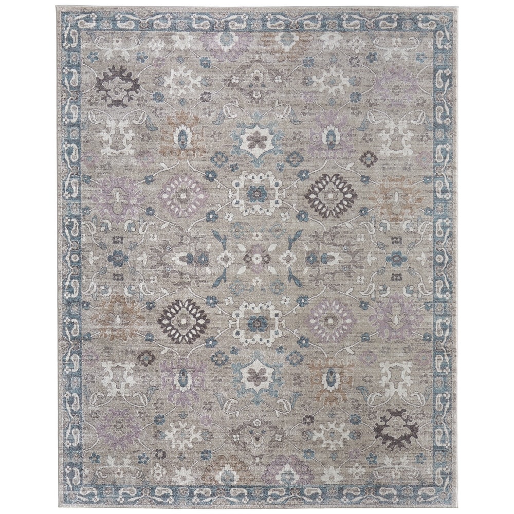 Grand Bazaar Welch Machine Made Floral & Botanical Transitional Area Rug