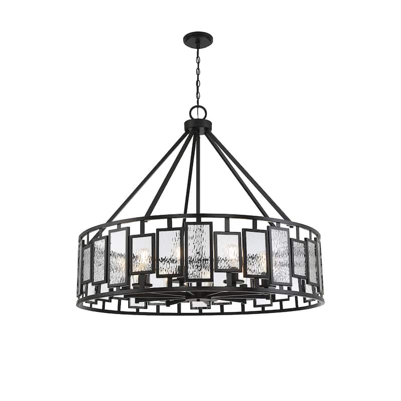 Savoy House 1-1943-10 Deandre 10 Light 45" Wide Drum Chandelier