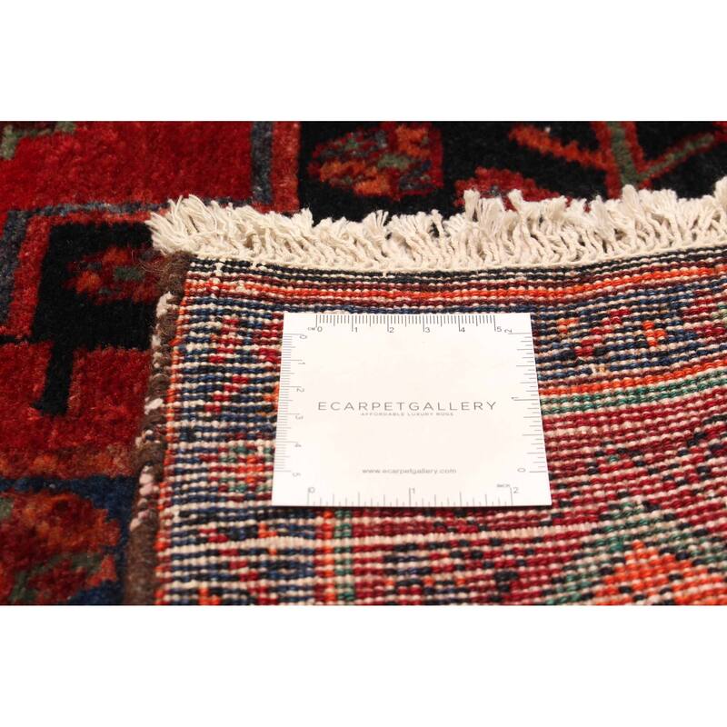 ECARPETGALLERY Hand-knotted Anadol Dark Red Wool Rug - 4'4 x 9'10