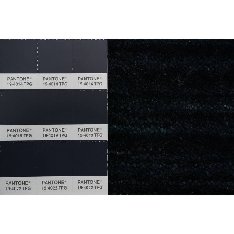 Hand Knotted Oriental 100% Wool Carpet Tribal Animal Pictorial Navy Blue & Blues Gabbeh Area Rug - 8' 9'' X 8' 10''