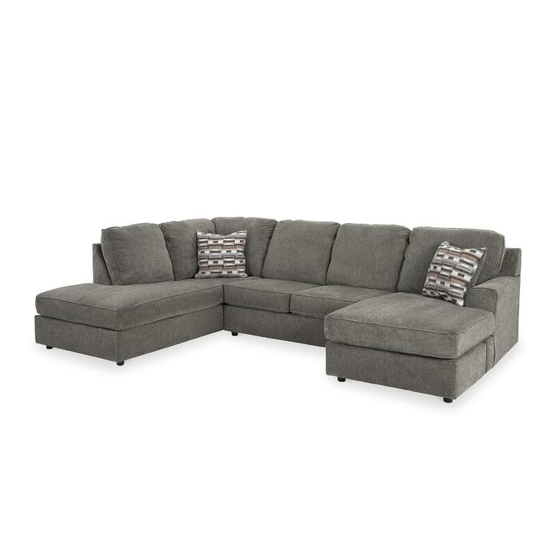 Signature Design by Ashley O'Phannon Putty 2-Piece Sectional with Chaise - 125"W x 86"D x 38"H