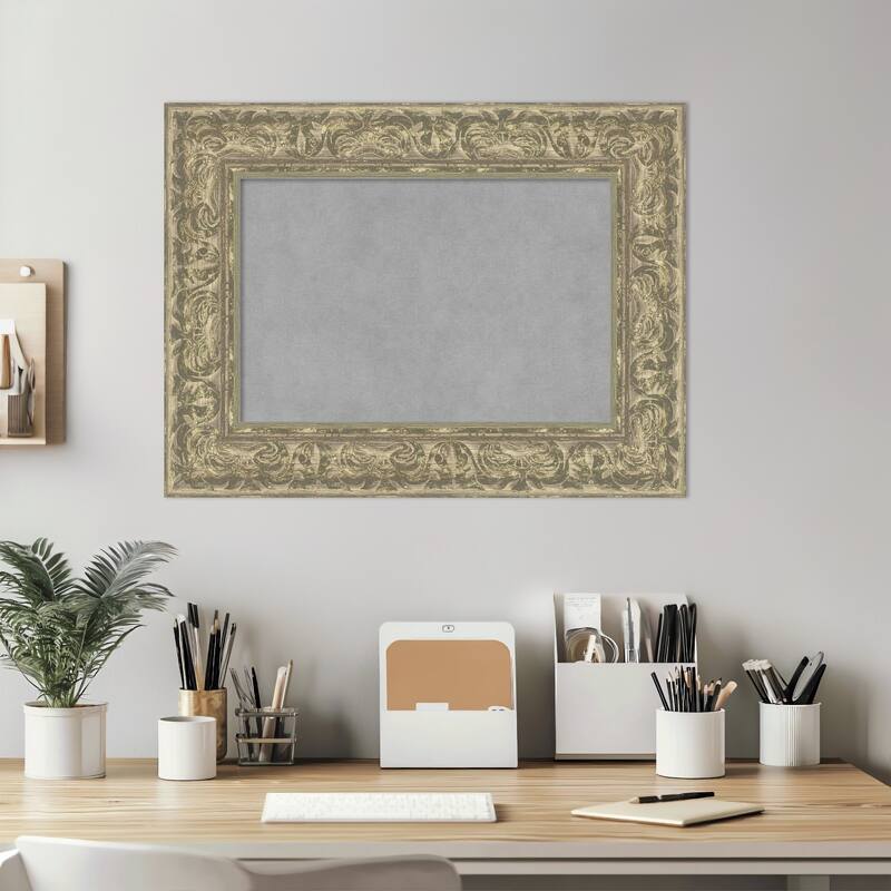 Amanti Art Luxe Antique Silver Framed