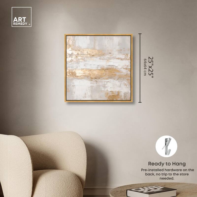 Melted Goldscape I Canvas by Art Remedy