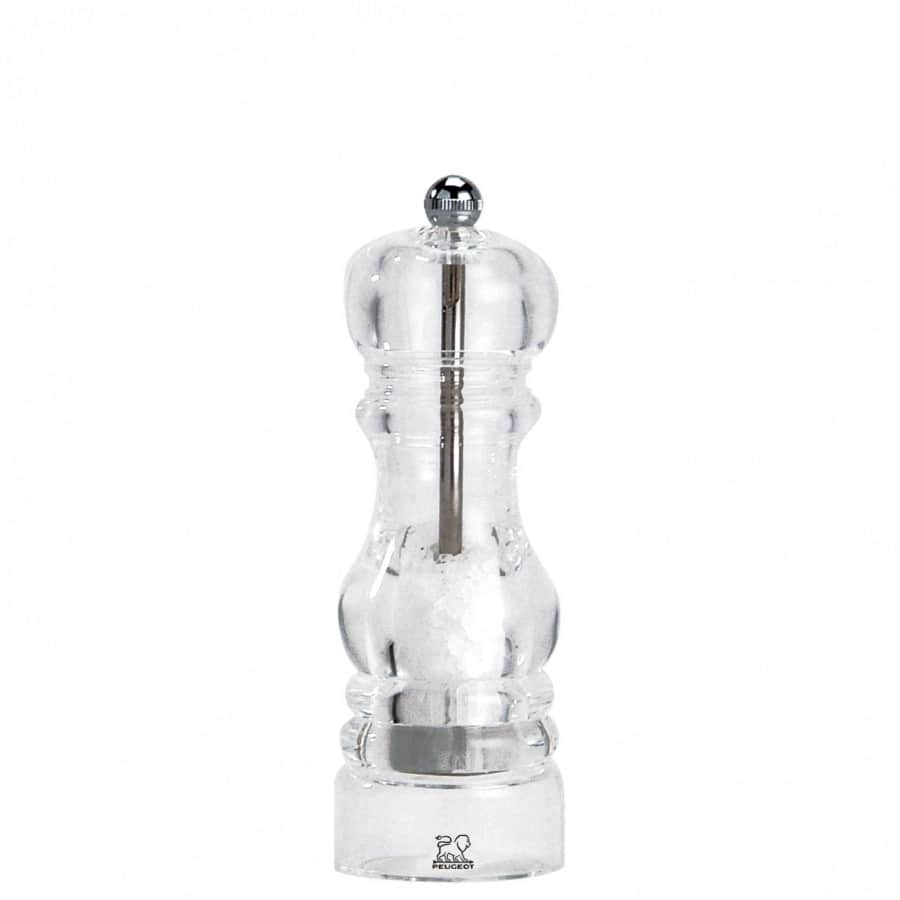 Peugeot Nancy 7 Inch Salt Mill, Acrylic