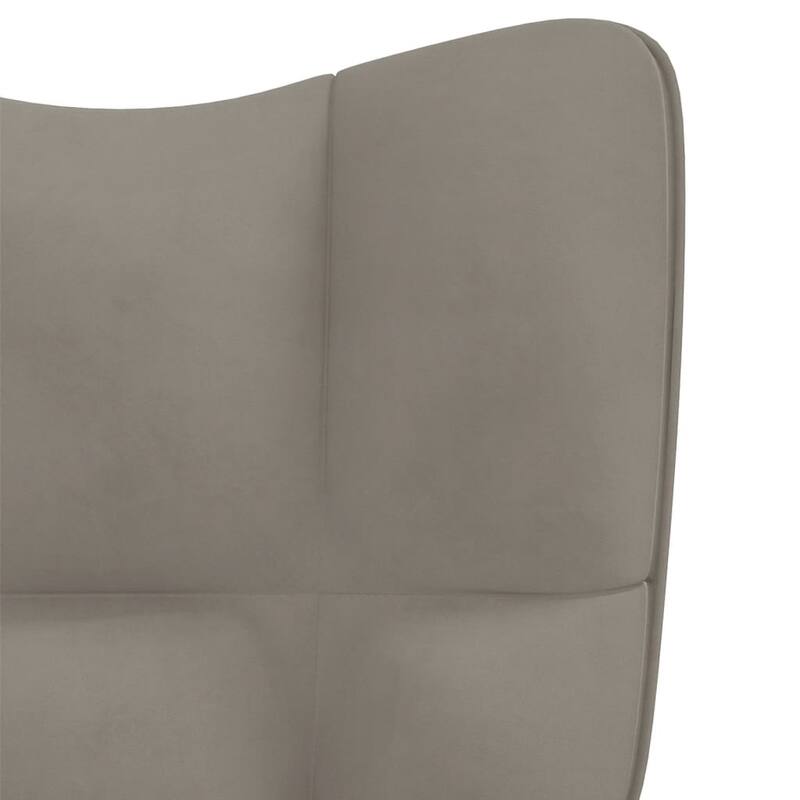 vidaXL Relaxing Chair multi colors Velvet