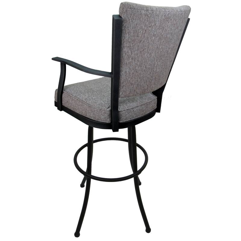 Swivel Extra Tall 34" (35") Metal Bar Stool Montana on Noam Base - 34" Seat